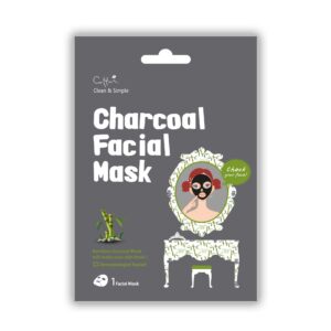 Cettua - oczyszczająca maska w płachcie z węgla bambusowego