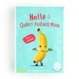 Quret Hello Friends Mask Banana - Maska w płachcie z ekstraktem z banana