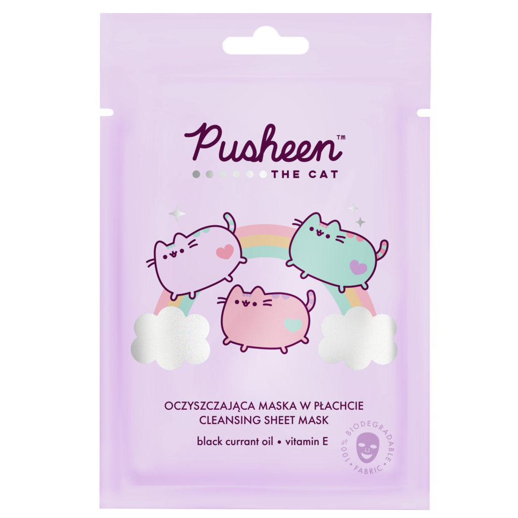 Pusheen Hydrating Sheet Mask Nawil aj ca Maska W P achcie Pusheen Hydrating Sheet Mask Nawil aj ca Maska W P achcie