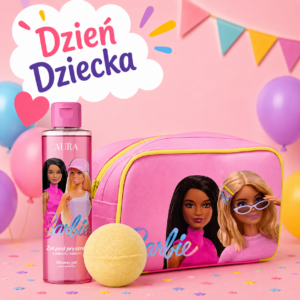 Barbie Zestaw Kosmetyków z Kosmetyczką na Dzień Dziecka – Prezent dla Dziewczynki