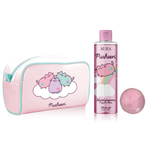 PUSHEEN ZESTAW KOSMETYCZKA&ŻEL&KULA