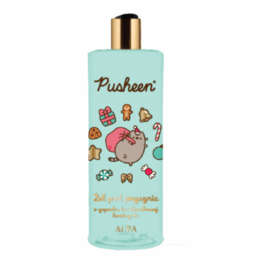 Żel pod prysznic Pusheen™ Jabłko 250 ml – Perłowy, Nawilżający | Pusheen Zielony Mikołaj
