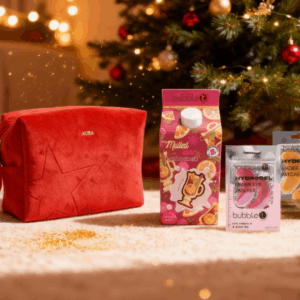 Świąteczny zestaw relaksacyjny z welurową kosmetyczką ALL AURA
