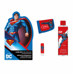 SUPERMAN  ZESTAW DO PIELĘGNACJI CIAŁA I UST & PORTFEL