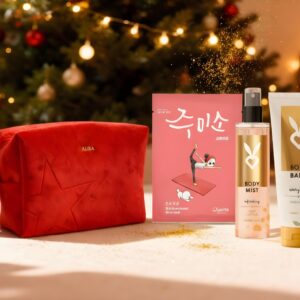Świąteczny Zestaw Pielęgnacyjny z Czerwoną Kosmetyczką -ALL AURA