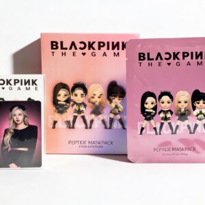 ✨ BLACKPINK -  THE GAME - LIMITOWANY ZESTAW MASKA + KOLEKCJONERSKA KARTA I NAKLEJKI