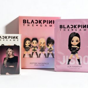 ✨ BLACKPINK -  THE GAME - LIMITOWANY ZESTAW MASKA JISOO + KOLEKCJONERSKA KARTA I NAKLEJKI ✨