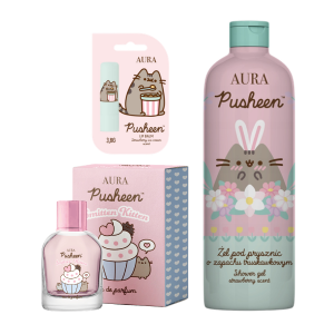 PUSHEEN Zestaw Kosmetyczny – Słodki Prezent dla Miłośników Kotki Pusheen