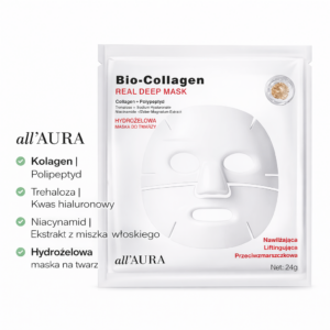 BIO Kolagenowa Maska Hydrożelowa Nawilżająca Ujędrniająca all'AURA