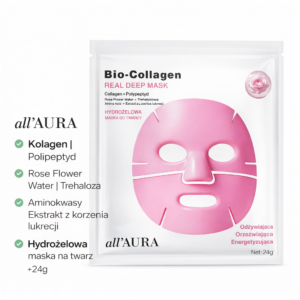 Hydrożelowa maska do twarzy – intensywne nawilżenie i regeneracja all'AURA