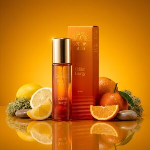 Perfumetka Golden Energy 10ml SEE MY AURA Zmysłowy zapach sukcesu, energia, pewność siebie.