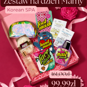 ALL AURA Korean SPA Zestaw Prezentowy na Dzień Matki Kosmetyczka HOLO K-Beauty