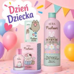 PUSHEEN Zestaw Kosmetyczny – Słodki Prezent dla Miłośników Kotki Pusheen