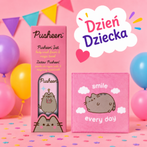 PUSHEEN Zestaw Kosmetyczny Pianka 250 ml + Ręczniczek Prezent dla Dziewczynki na Każdą Okazję