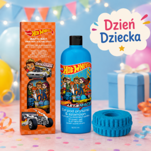 HOT WHEELS Zestaw Kosmetyczny dla Dzieci  Żel & Szampon  + Kula Ananasowa