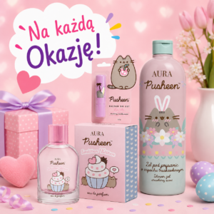 PUSHEEN Zestaw Kosmetyczny – Słodki Prezent dla Miłośników Kotki Pusheen