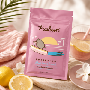 PUSHEEN  Oczyszczająca Maseczka w Płachcie do Twarzy – 25 ml