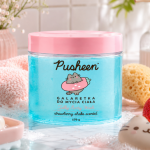 PUSHEEN Galaretka do Mycia Ciała 170 g – Strawberry Shake